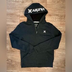 Boys Hurley Full Zip Hooded Sweatshirt Size M(10/12)